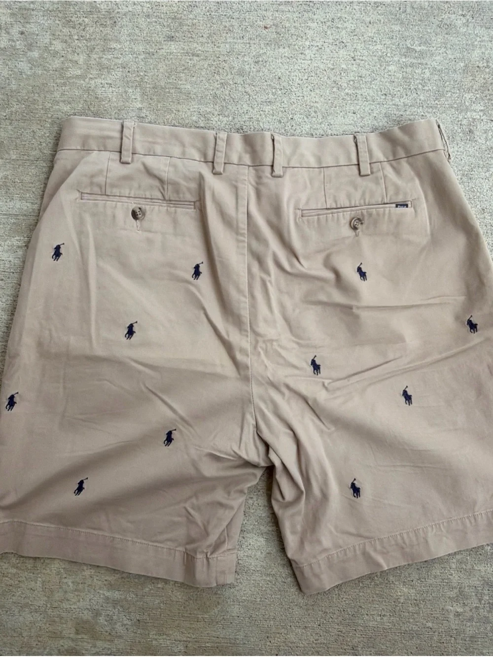 Polo by Ralph Lauren Embroidered Khaki Men’s Shorts